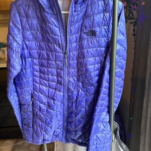 The North Face Blue Quilted Puffer Jacket